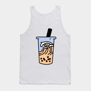 a wave of milk tea Tank Top